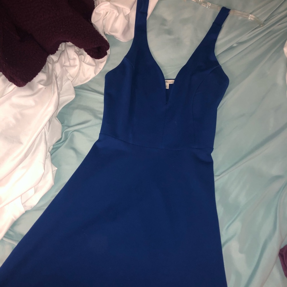 Royal blue dress!